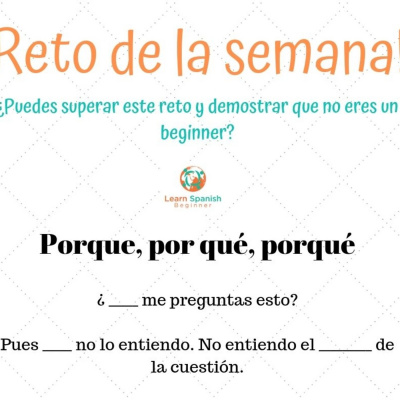 Learn Spanish, Beginner!