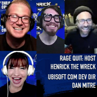 Episode 1410: Video Game Talk Show Host HenricK The WrecK, Rage Quit and Vocalist/Guitarist Dan Mitre, Distortions