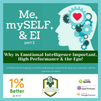 Me, mySELF,  EI part 2 - Why is Emotional Intelligence Important, High Performance  the Ego! - EP161