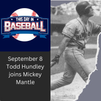 September 8 Todd Hundley joins Mickey Mantle