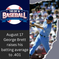 August 17 George Brett tops 400