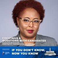 Cocktails  Questions with Candidates: Marquita Bradshaw (U.S. Senate)