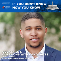 Cocktails  Questions with Candidates: Torrey Harris (District 90)