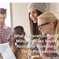 What Generation X and Millennials are Saying About the Workplace: Three Perspectives