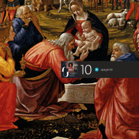 #10 spagnolo | Domenico Ghirlandaio, Adorazione dei Magi