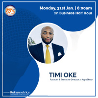 With a straightforward agricultural market access AgroEknor, creates high income opportunities for smallholder farmers in Nigeria. | Timi Oke | Co- founder AgroEknor