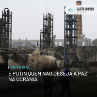 Editorial: É Putin quem não deseja a paz na Ucrânia