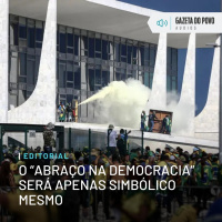 Editorial: O “abraço na democracia” será apenas simbólico mesmo