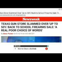 School Firearms Sale