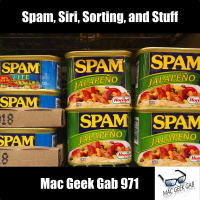 Spam, Siri, Sorting, and Stuff