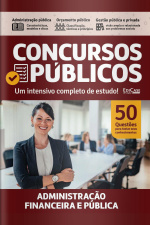 Apostilas Concursos Púlicos - Administração Financeira e Pública - 21/10/2019