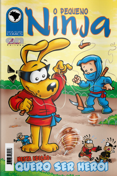 O Pequeno Ninja Revista em Quadrinhos Quero ser Herói Edição 08