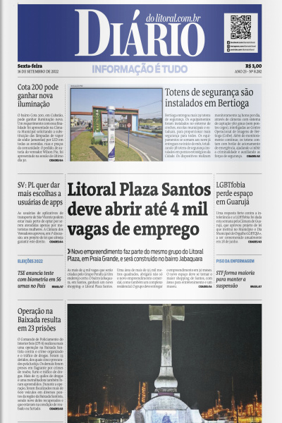 Diário do Litoral – Edição 16 de setembro de 2022