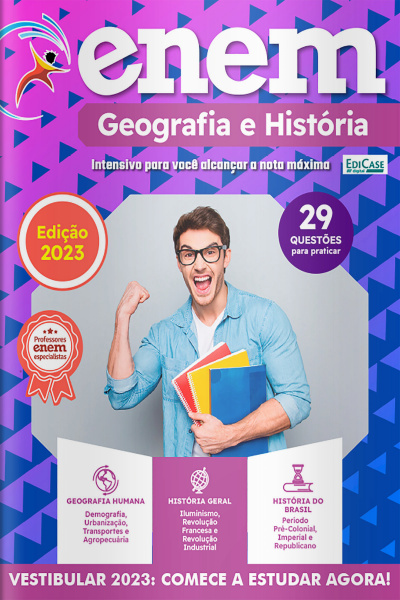 Apostilas Enem Ed. 03 - Geografia e História: Edição atualizada 2023