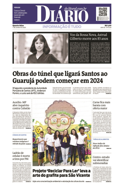 Diário do Litoral – Edição de 07 de junho de 2023