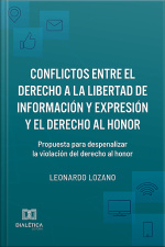 Conflictos Entre El Derecho A La Libertad De Información Y Expresión Y El Derecho Al Honor: Propuesta Para Despenalizar La Violación Del Derecho Al Honor