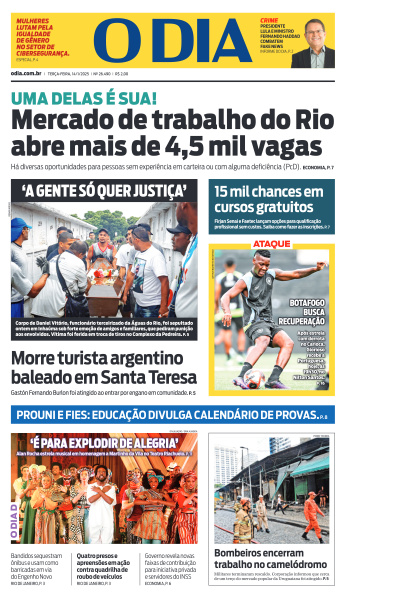 O DIA - Edição de 14 de Janeiro de 2025
