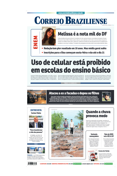 Correio Braziliense - Edição de 14 de Janeiro de 2025