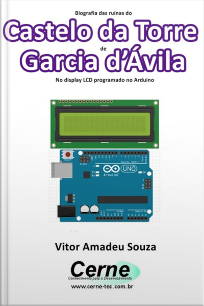 Biografia Das Ruínas Do Castelo Da Torre De Garcia Dávila No Display Lcd Programado No Arduino