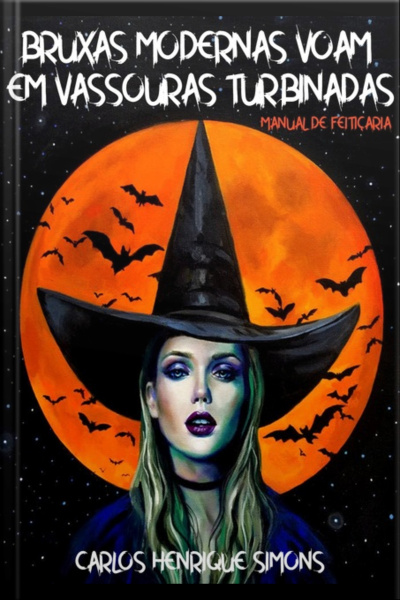 Bruxas Modernas Voam Em Vassouras Turbinadas