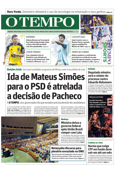 O TEMPO - Edição de 27 de Setembro de 2025