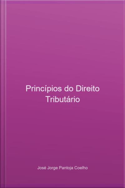 Princípios Do Direito Tributário