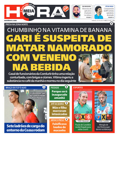 MEIA HORA - Edição de 25 de Outubro de 2025