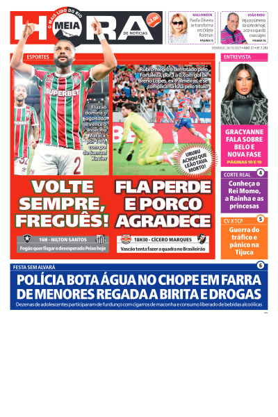 MEIA HORA - Edição de 26 de Outubro de 2025