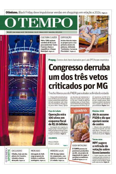 O TEMPO - Edição de 28 de Novembro de 2025