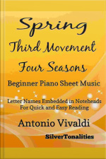 Spring Third Movement The Four Seasons Beginner Piano Sheet Music