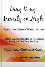 Ding Dong Merrily On High Beginner Piano