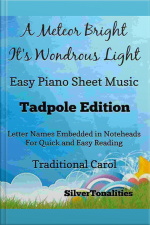 A Meteor Bright Its Wondrous Light Easy Piano Sheet Music Tadpole Edition