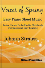Voices Of Spring Opus 410 Easy Piano Sheet Music