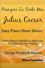 Piangero La Sorte Mia Easy Piano Sheet Music
