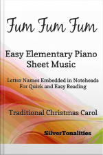 Fum Fum Fum Easy Elementary Piano Sheet Music