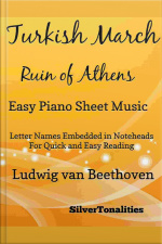 Turkish March Ruin Of Athens Easy Piano Sheet Music