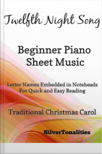 Twelfth Night Song Beginner Piano Sheet Music
