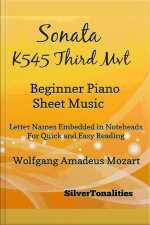 Sonata K545 Third Movement Beginner Piano Sheet Music Pdf