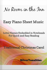 No Room In The Inn Easy Piano Sheet Music