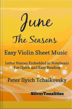 June The Seasons Easy Violin Sheet Music