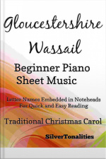 Gloucestershire Wassail Beginner Piano Sheet Music