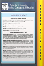 Accounting Basics, Concepts  Principles (blokehead Easy Study Guide)