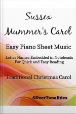 Sussex Mummer’s Carol Easy Piano Sheet Music
