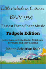 Little Prelude In C Minor Bwv 934 Easiest Piano Sheet Music Tadpole Edition