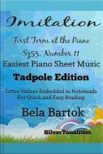 Imitation First Term At The Piano Sz53 Number Easiest Piano Sheet Music
