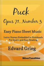 Puck Opus 71 Number 3 Easy Piano Sheet Music