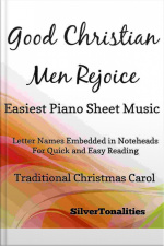Good Christian Men Rejoice Easiest Piano Sheet Music