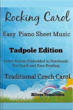 The Rocking Carol Easy Piano Sheet Music Tadpole Edition