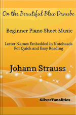 On The Beautiful Blue Danube Beginner Piano Sheet Music