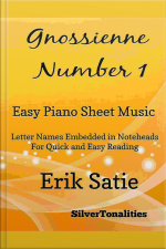 Gnossienne Number 1 Easy Piano Sheet Music